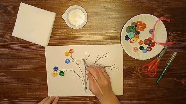 Мастер-класс по аппликации "Необычный букет" смотреть онлайн