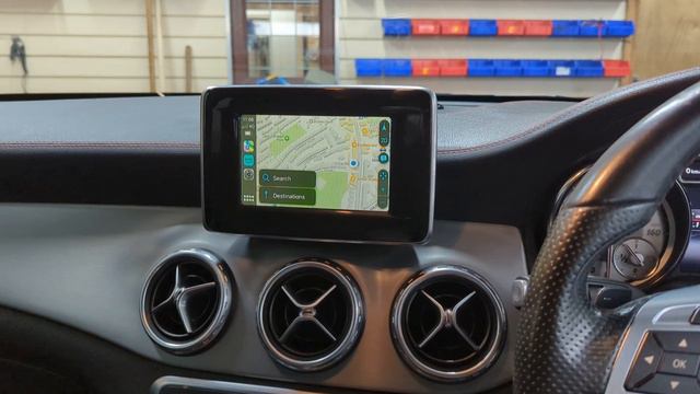Mercedes A/GLA/CLA Class Wireless Apple CarPlay & Android Auto Interface On The Original Screen смотреть онлайн