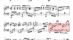 ABBA Happy New Year Piano Sheet Tutorial | АББА Счастливого Нового Года ноты пианино