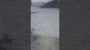 УКЛАДКА ТРОТУАРНОЙ ПЛИТКИ КИРПИЧ 500М2 , ОБЗОР !