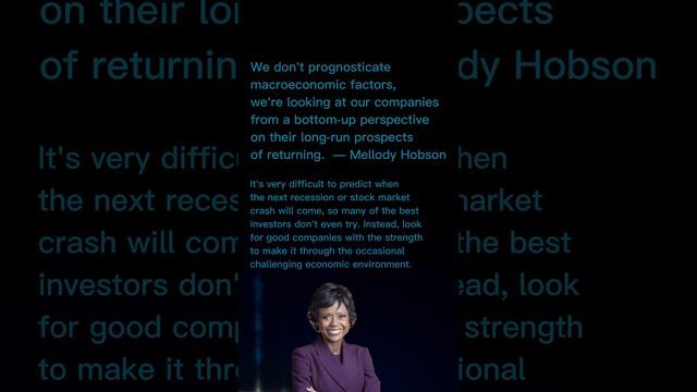 Stock market Investment Quotes by Mellody Hobson. #stockmarket ,#investing ,#equityinvestment.