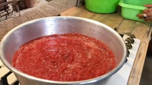 Готовим томатную пасту из свежих помидоров