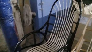 Кресло-качалка своими руками.Производство из исскуственного ротанга.Как сделать кресло-качалку