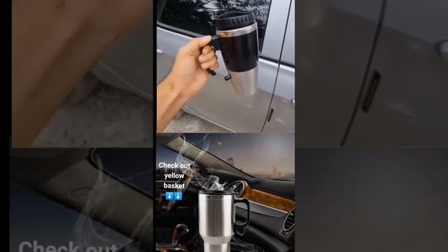 12V Car Heating Cup Stainless Car Thermal Mug Car Electric Kettle Travel Coffee Insulated Heated Cu смотреть онлайн
