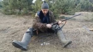 В пятизарядное охотничье ружье  МР 155 помещается 6 патронов!