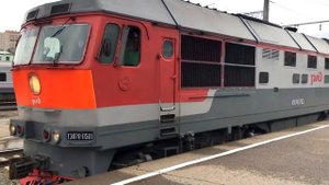 Прибытие поезда №373 Симферополь - Смоленск "Таврия" на станцию Смоленск-Центральный 25.10.2020