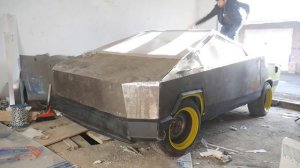 Мощная болгарка своими руками. Cybertruck из ВАЗ 2106