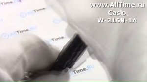 Обзор. Мужские наручные часы Casio W-216H-1A с хронографом