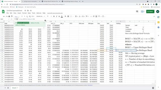 ALGOTRADING with GOOGLE SHEETS  - How to Backtest any Strategy! Always With Updated Historical Data