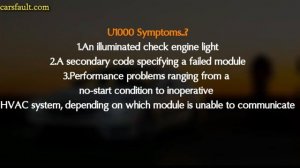 U1000 NISSAN   CAN Communication Line   Signal Malfunction