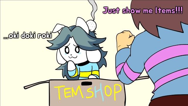 【UNDERTALE Animation】 temmie's a day the ANIMATION смотреть онлайн