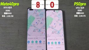 huawei p50 pro vs huawei mate 40 pro- speed test