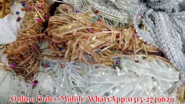 Latest Fancy Lace | Fancy Indian China Lace | Gota Lace Hand Work New Laces Huge Al Verity | Part 3 смотреть онлайн