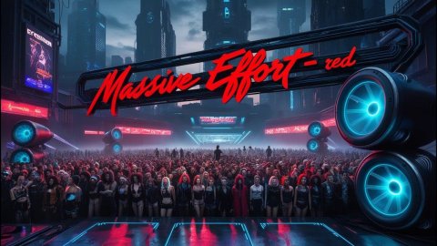Massive Effort - RED #dnb #electronicmusic #music2024 #bassmusic