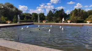 Парк Стрелка (Россия, Ярославль). Красивейший парк, набережная Волги.Strelka Park (Russia,Yaroslavl