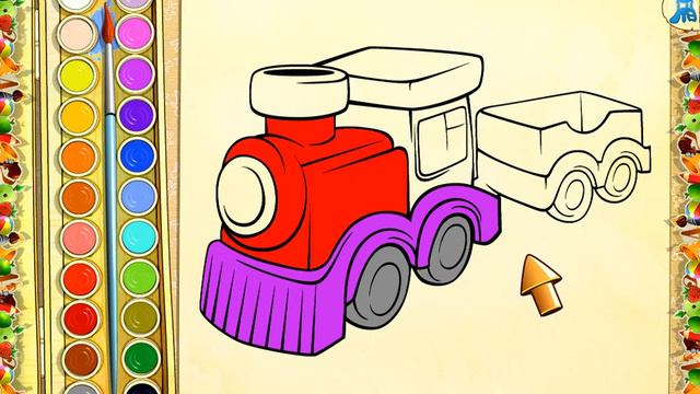 изучаем цвета и предметы по раскраскам смотреть онлайн