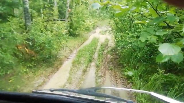 Уаз на больших колёсах на лесной дороге смотреть онлайн