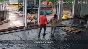 Делаем пол для автосервиса в Москве #автосервис #промышленныеполы