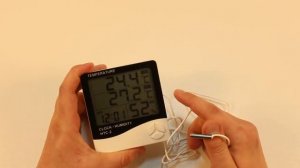 ЦИФРОВАЯ ЖК МЕТЕОСТАНЦИЯ С ВЫНОСНЫМ ДАТЧИКОМ