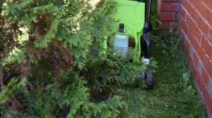 Аккумуляторная газонокосилка Greenworks G40LM35 для травы