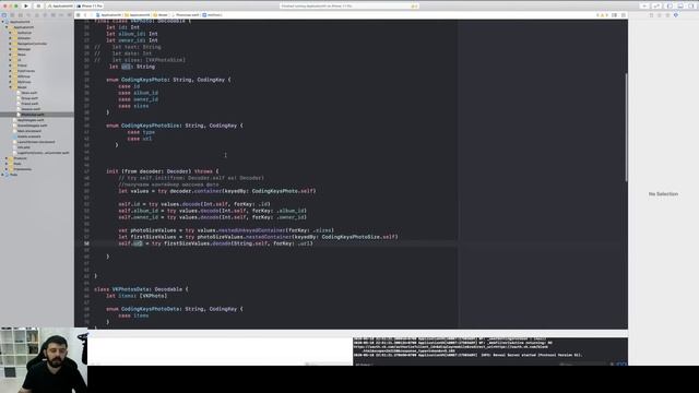 Клиент-серверные iOS-приложения / разбор практического задания №3 смотреть онлайн