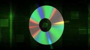 Крутящийся CD диск Футаж