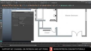 3D House modeling in Maya 2020 made EASY #4 Walls & Floorplans