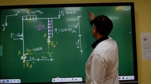 Определение опорных реакций в раме_1