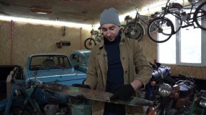 МОЙ ГАРАЖ СЕРИЯ 2 / ИСТОРИЯ МОЕГО ИЖ-56 / РЕСТАВРАЦИЯ ИЖ-56 / РЕТРО МОТОЦИКЛЫ / ВОССТАНАВЛИВАЮ ИЖ-5