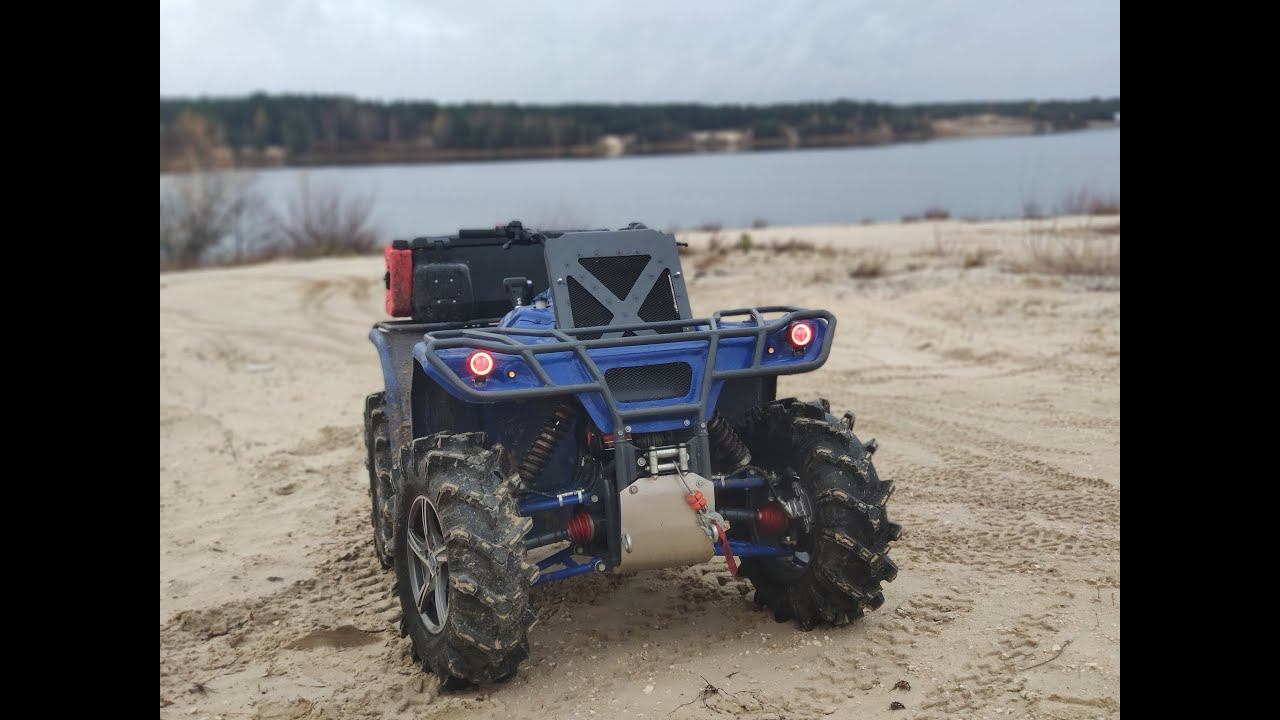 Самодельный квадроцикл с АКПП. ГРЯЗЬ. смотреть онлайн