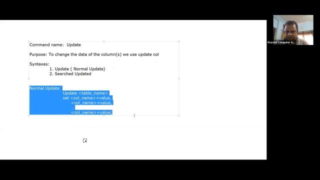 Lecture 8-1 || Searched Update and Some Example of Update Command - SCALive смотреть онлайн