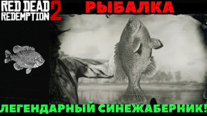 Red Dead Redemption 2 - ✔️Рыбалка. Легендарный Синежаберник.