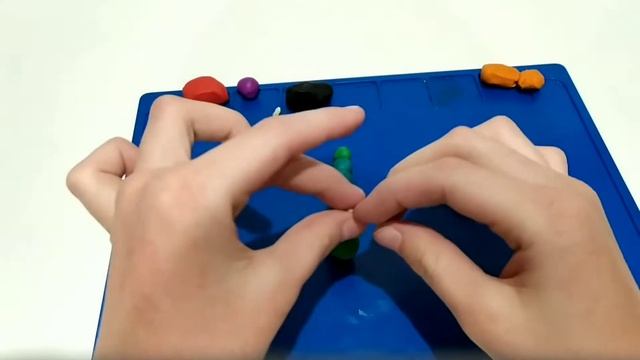 Мастер класс поделки из пластилина по приёму скатывание | Урок лепки для самых маленьких смотреть онлайн