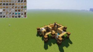 Как построить уютный стартовый дом в  Minecraft 1.18.1