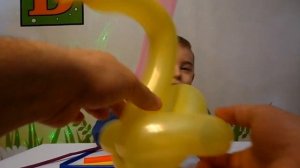 Inflatable balls sausages . Надувные шарики колбаски.