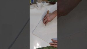 Картина своими руками. Золотое перо. Текстурная паста, поталь, акрил.