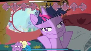 pibby Dusk Till Dawn fnf be like in my little pony