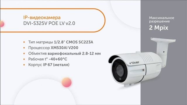 IP-видеокамеры Divisat POE LV (POE питание) - обновление #видеонаблюдение #системавидеонаблюдения