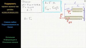 Физика Чтобы растянуть пружину на расстояние x = 8 см, надо приложить силу F = 120 Н. Какую работу