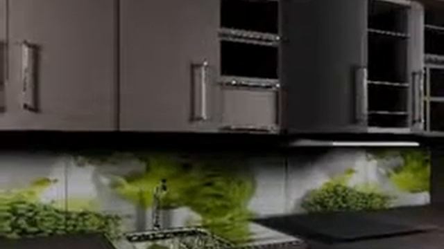 кухня с необычным дизайном