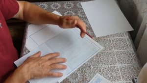 Курс обучения левши письму. Настольный шаблон. Занятие №1.