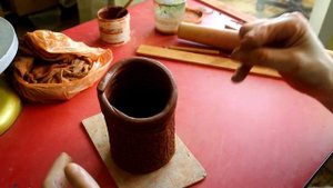 Мастер-класс по лепке декоративного сосуда комбинированным способом «Штоф»