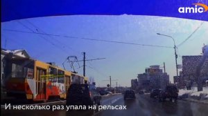 В Барнауле заметили трамвай, который едет без водителя. И автопилот здесь ни при чем