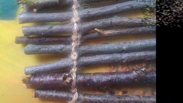 Декор цветочного горшка веточками смотреть онлайн