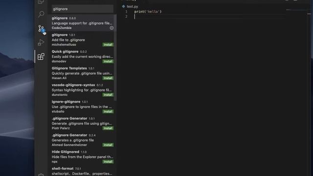 VSCode で簡単に gitignore を作成する方法 смотреть онлайн