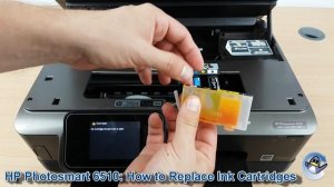 HP Photosmart 6510 e-All-in-One: How to Change/Replace Ink Cartridges