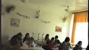 Последние уроки выпуска 1999 года школы 7 с. Овсянка Красноярского края
