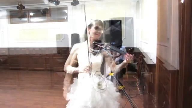 Электроскрипка на велком, встреча гостей.
