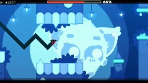 moonlight или самый милый уровень в Geometry DASH. автор уровня unzor