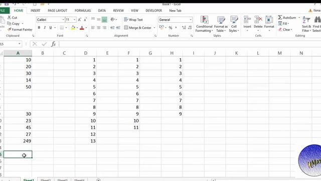 #MicrosoftExcel. Как в Microsoft Excel написать один и тот же текст на нескольких рабочих листах смотреть онлайн